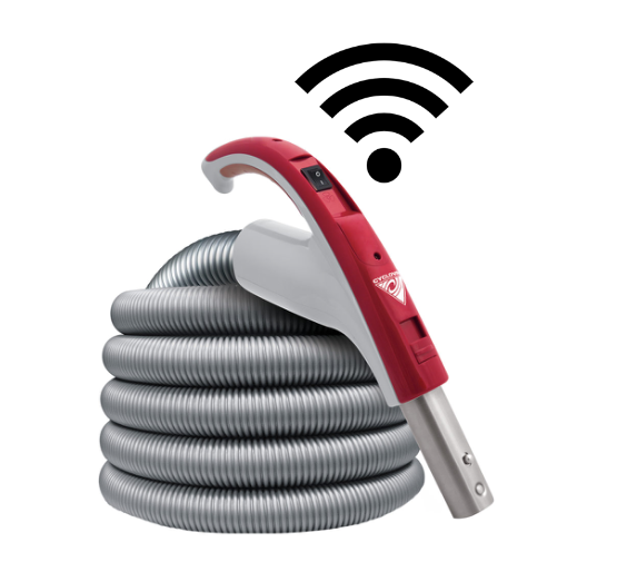 Cyclovac slang draadloos aan/uit