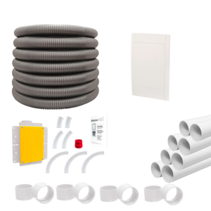 Retraflex II installatie kit met afwerking